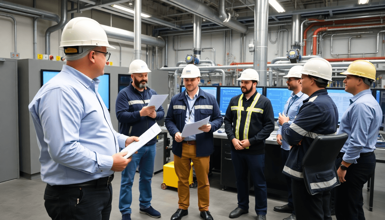 Post-startup support team providing training and knowledge transfer to operations staff