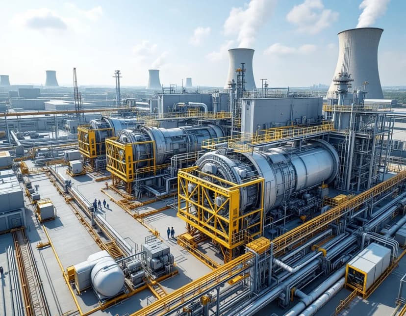 Modern power generation facility commissioning with natural gas combined cycle plant startup and power plant commissioning services
